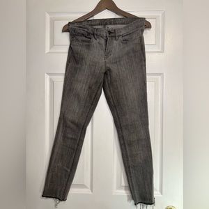 Madewell grey skinny jeans
